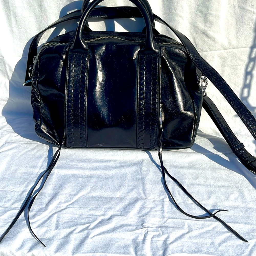 Black Leather Purse